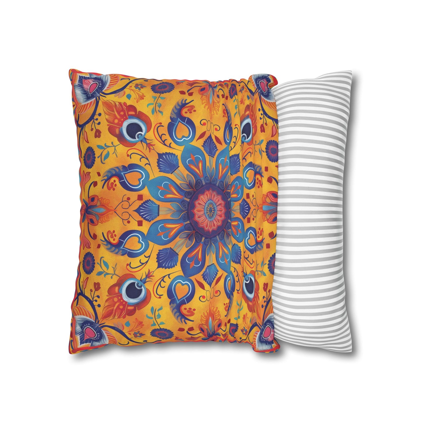 Vibrant Indian Design Pillow / Cushion Covers – Exquisite Home Decor by Sanskriti Arts