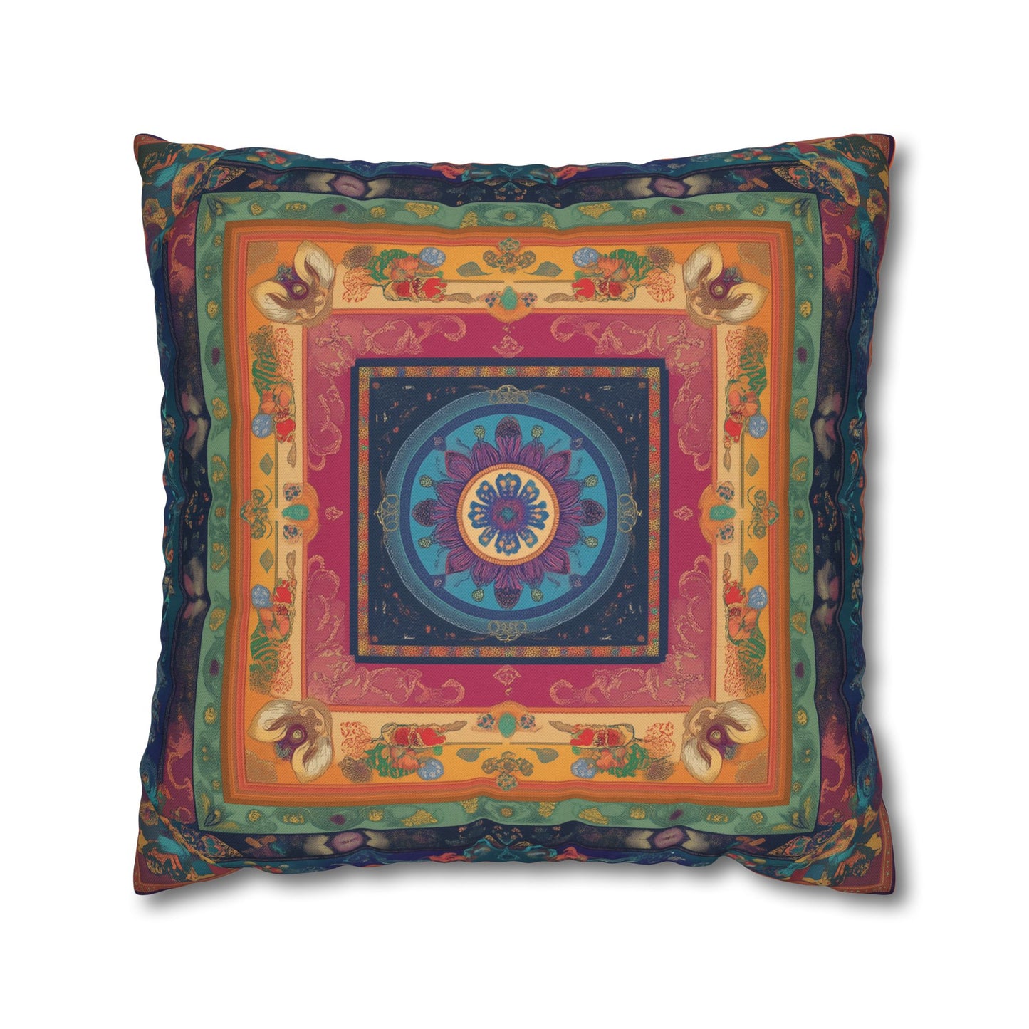 Vibrant Indian Design Pillow / Cushion Covers – Exquisite Home Decor by Sanskriti Arts