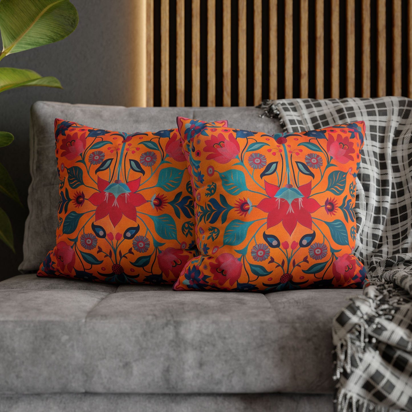 Vibrant Indian Design Pillow / Cushion Covers – Exquisite Home Decor by Sanskriti Arts