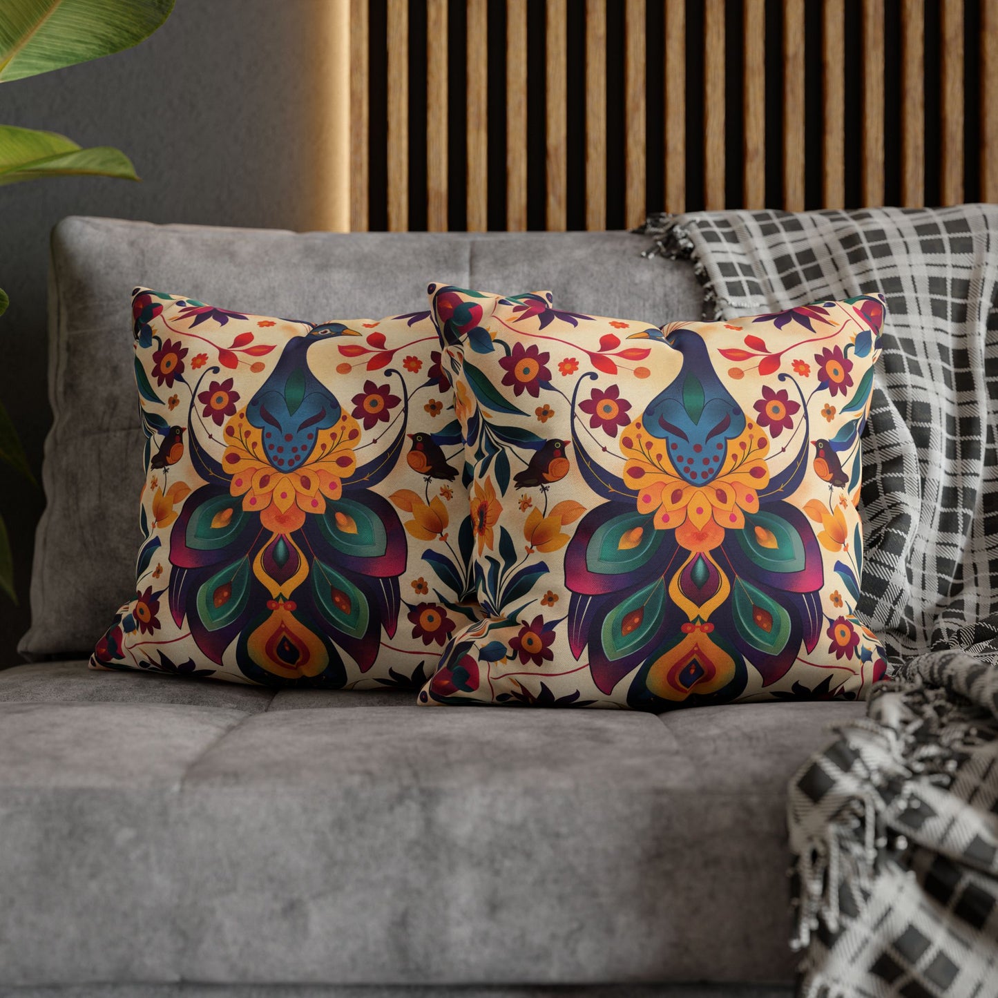 Vibrant Indian Design Pillow / Cushion Covers – Exquisite Home Decor by Sanskriti Arts