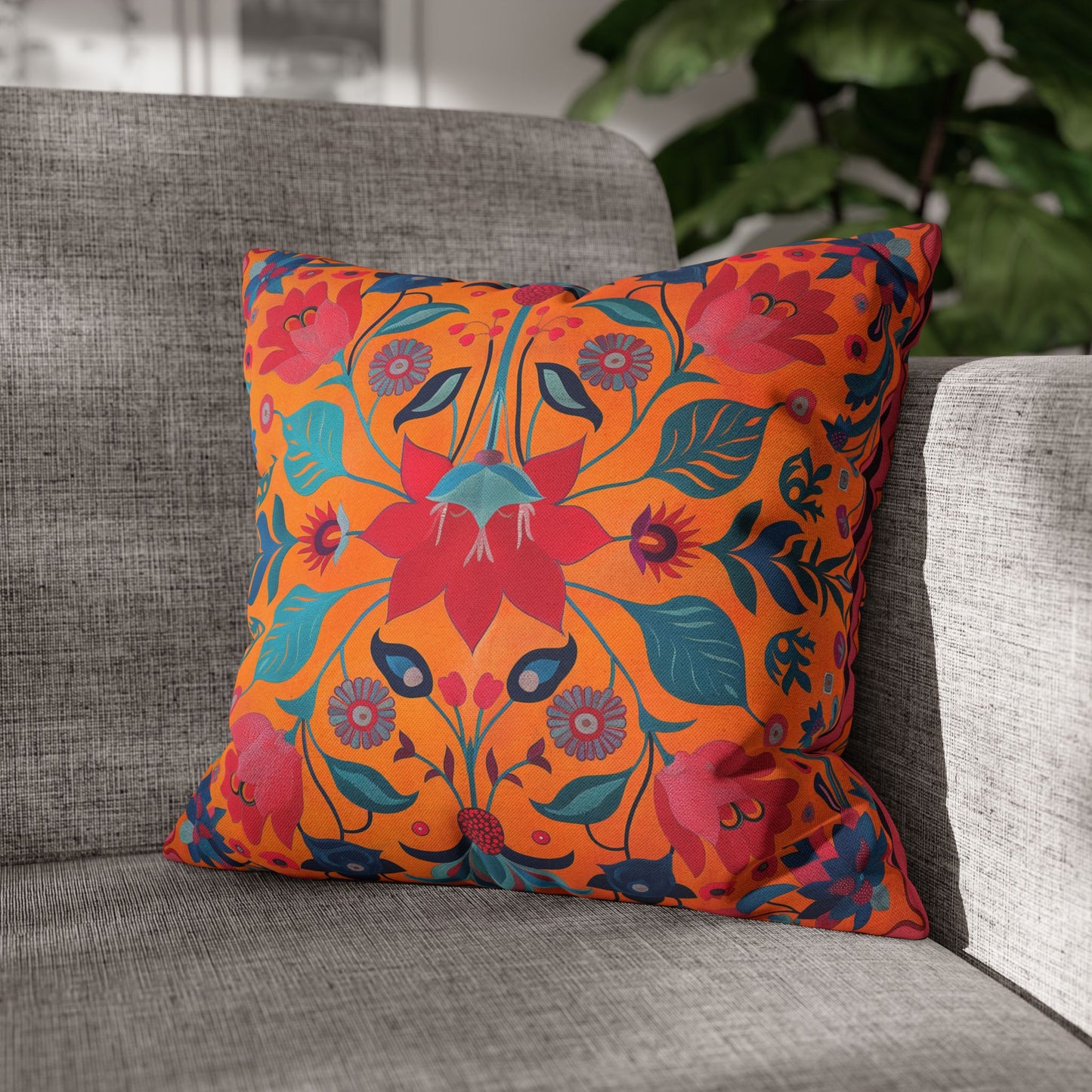 Vibrant Indian Design Pillow / Cushion Covers – Exquisite Home Decor by Sanskriti Arts