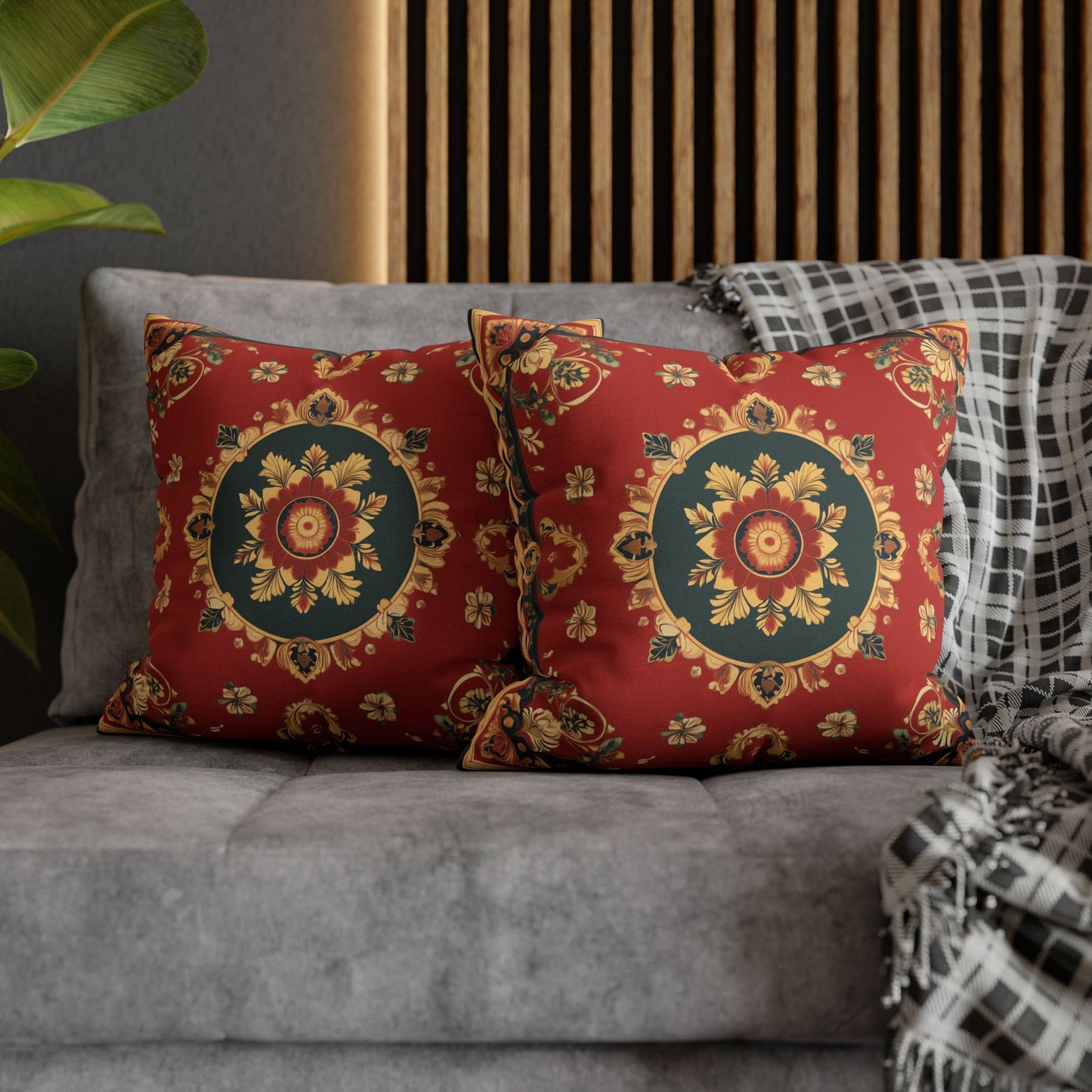 Vibrant Indian Design Pillow / Cushion Covers – Exquisite Home Decor by Sanskriti Arts