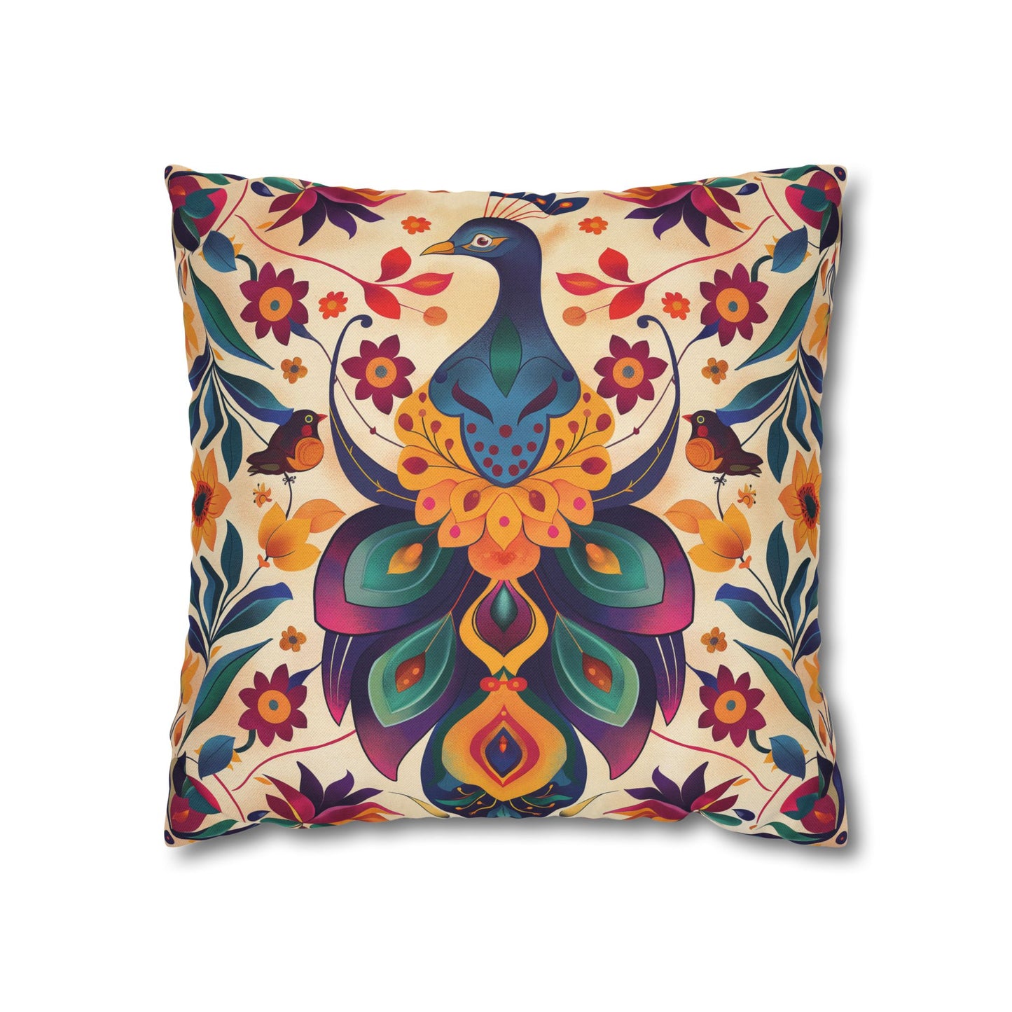 Vibrant Indian Design Pillow / Cushion Covers – Exquisite Home Decor by Sanskriti Arts