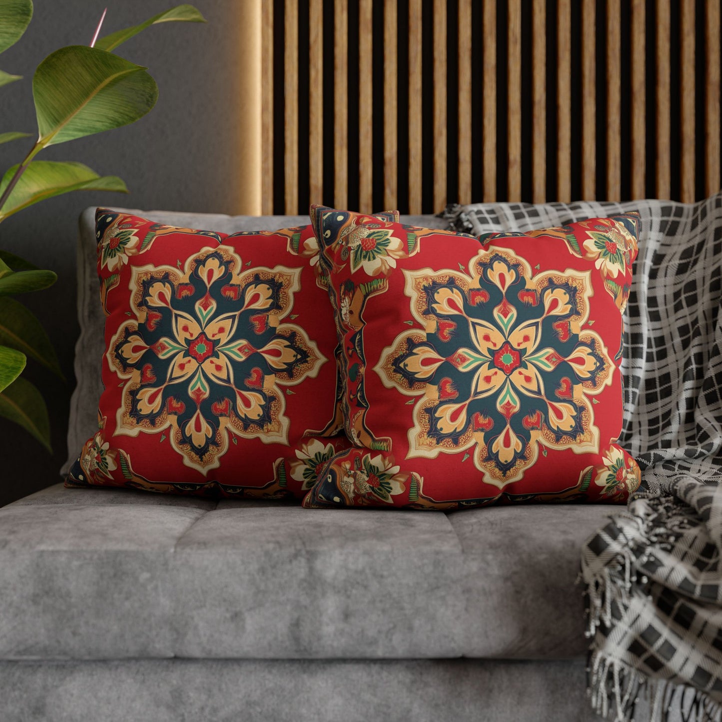 Vibrant Indian Design Pillow / Cushion Covers – Exquisite Home Decor by Sanskriti Arts