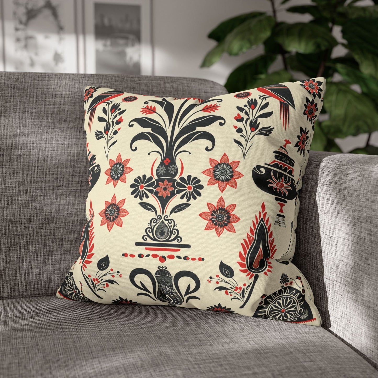 Vibrant Indian Design Pillow / Cushion Covers – Exquisite Home Decor by Sanskriti Arts