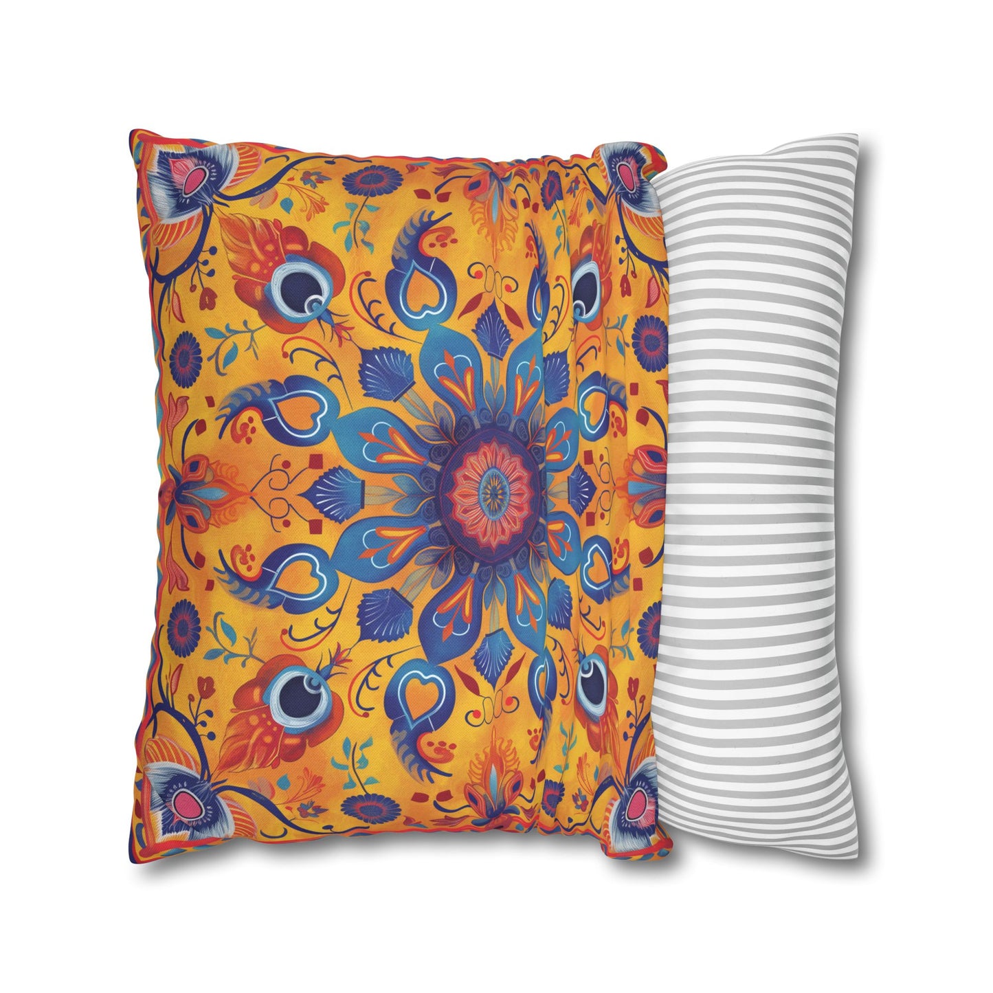 Vibrant Indian Design Pillow / Cushion Covers – Exquisite Home Decor by Sanskriti Arts