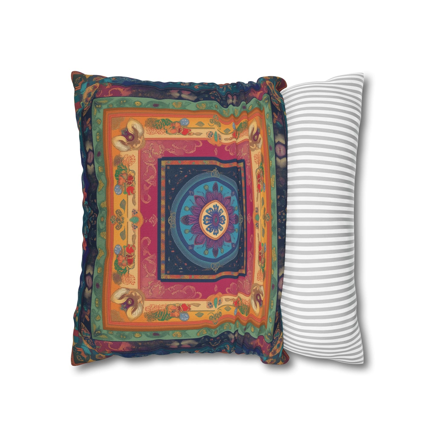 Vibrant Indian Design Pillow / Cushion Covers – Exquisite Home Decor by Sanskriti Arts