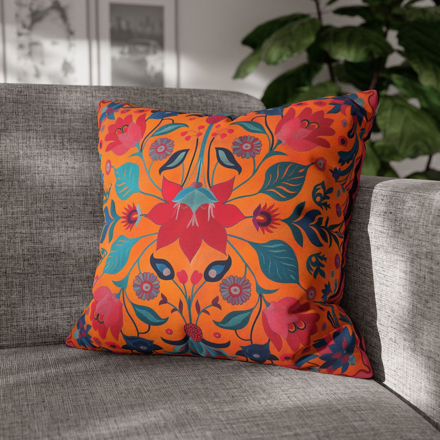 Vibrant Indian Design Pillow / Cushion Covers – Exquisite Home Decor by Sanskriti Arts