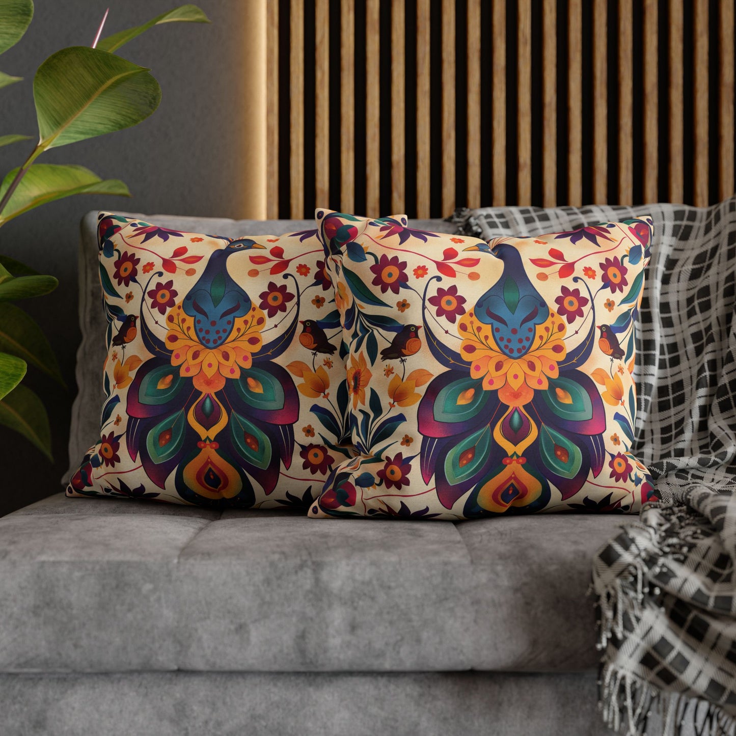 Vibrant Indian Design Pillow / Cushion Covers – Exquisite Home Decor by Sanskriti Arts
