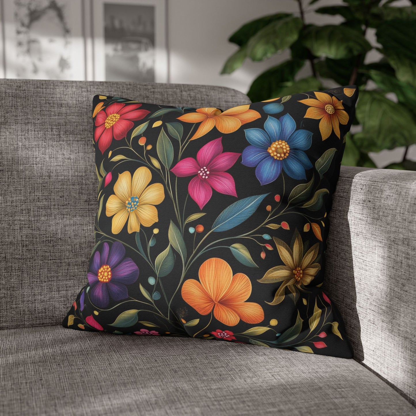 Vibrant Indian Design Pillow / Cushion Covers – Exquisite Home Decor by Sanskriti Arts