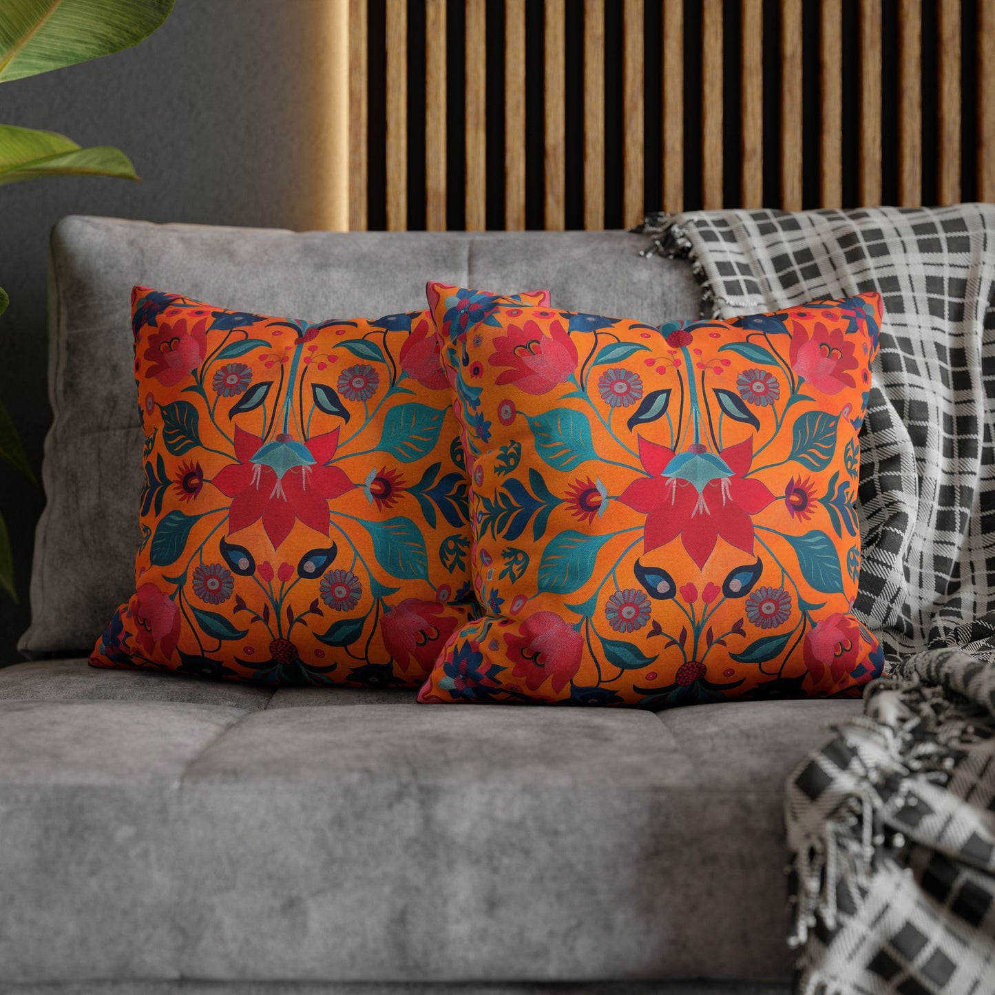 Vibrant Indian Design Pillow / Cushion Covers – Exquisite Home Decor by Sanskriti Arts