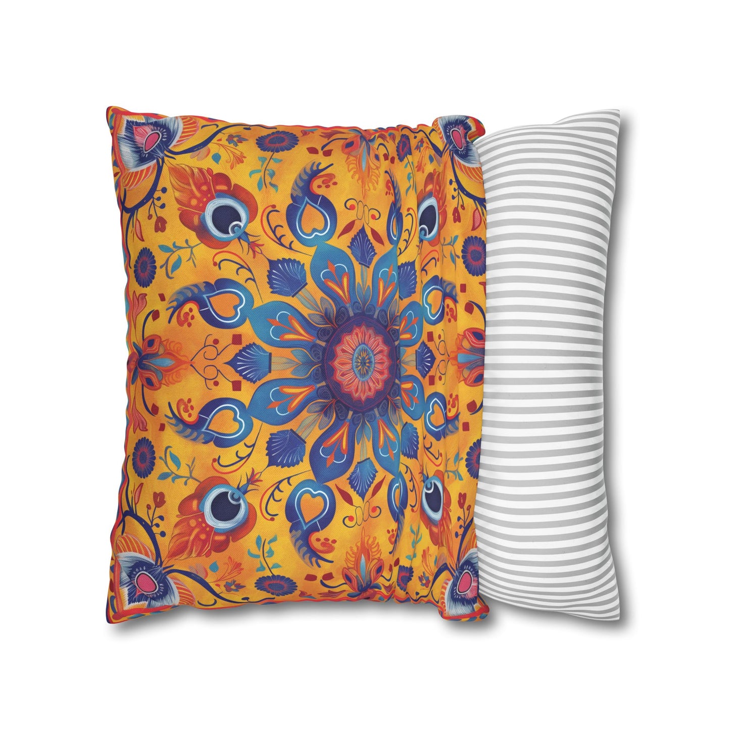 Vibrant Indian Design Pillow / Cushion Covers – Exquisite Home Decor by Sanskriti Arts
