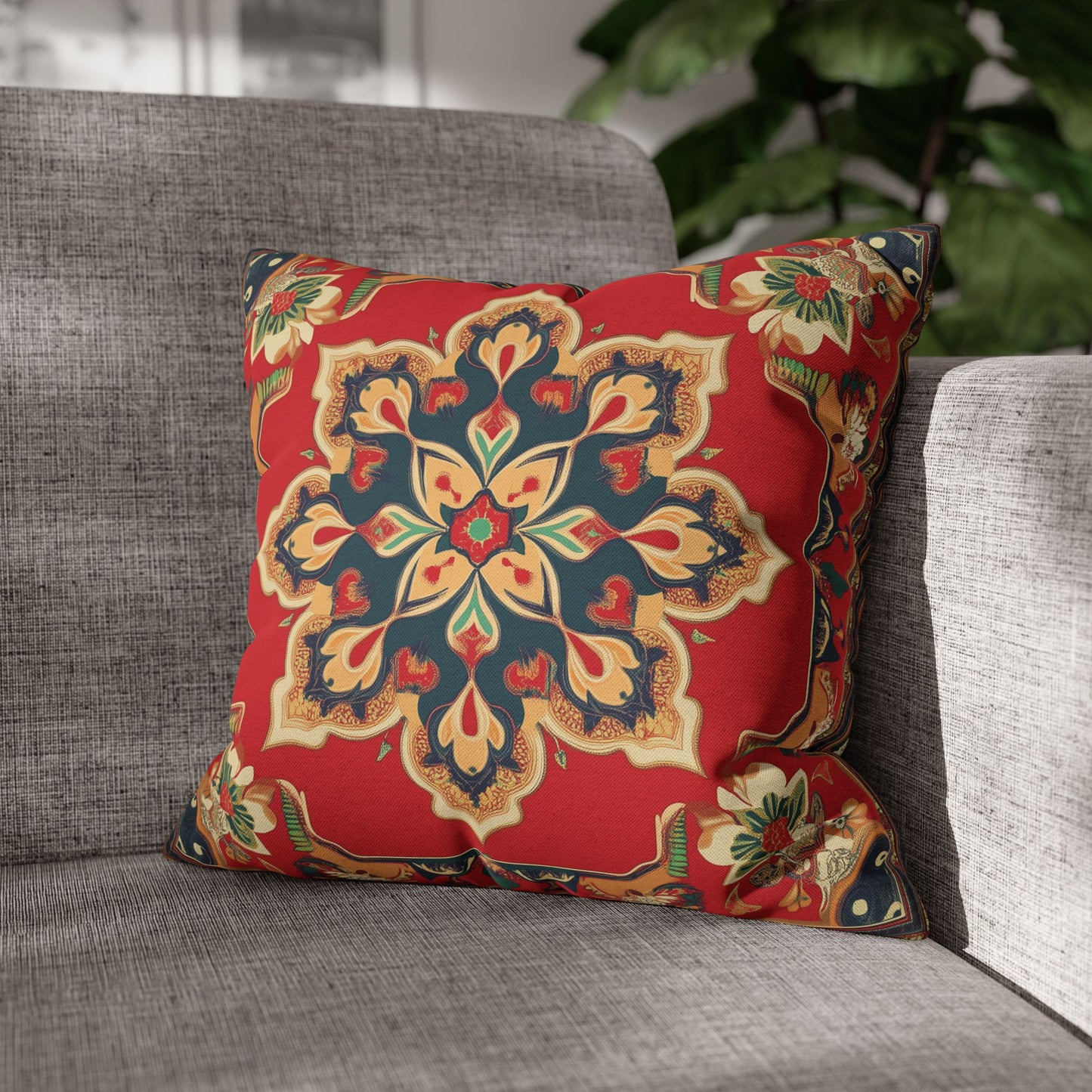 Vibrant Indian Design Pillow / Cushion Covers – Exquisite Home Decor by Sanskriti Arts