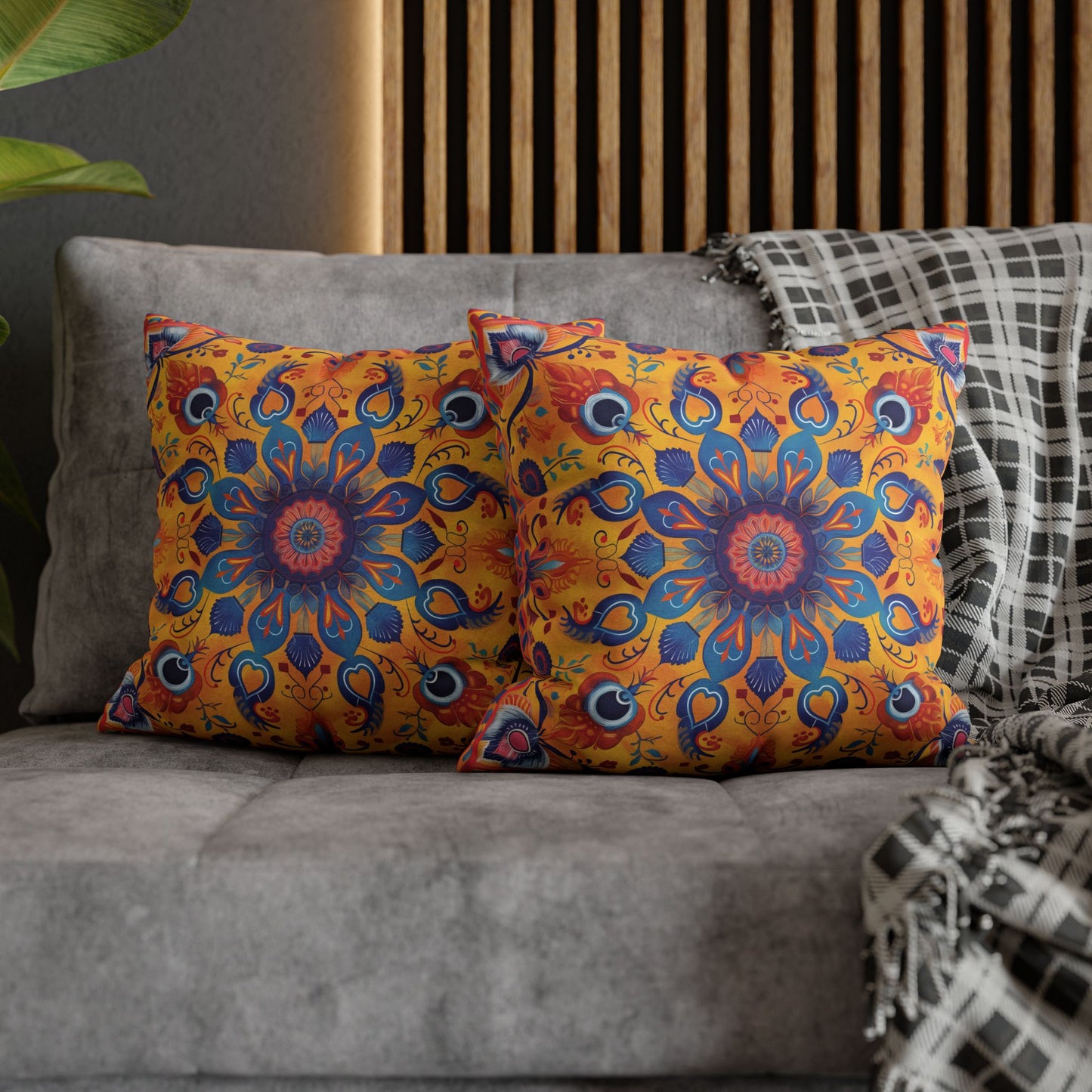 Vibrant Indian Design Pillow / Cushion Covers – Exquisite Home Decor by Sanskriti Arts