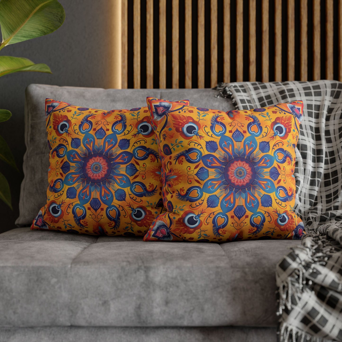 Vibrant Indian Design Pillow / Cushion Covers – Exquisite Home Decor by Sanskriti Arts
