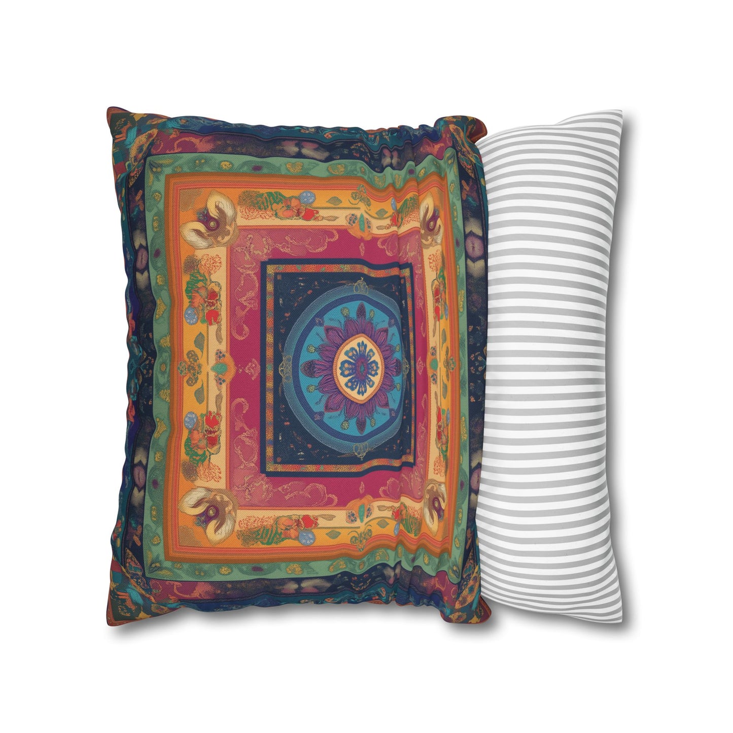 Vibrant Indian Design Pillow / Cushion Covers – Exquisite Home Decor by Sanskriti Arts