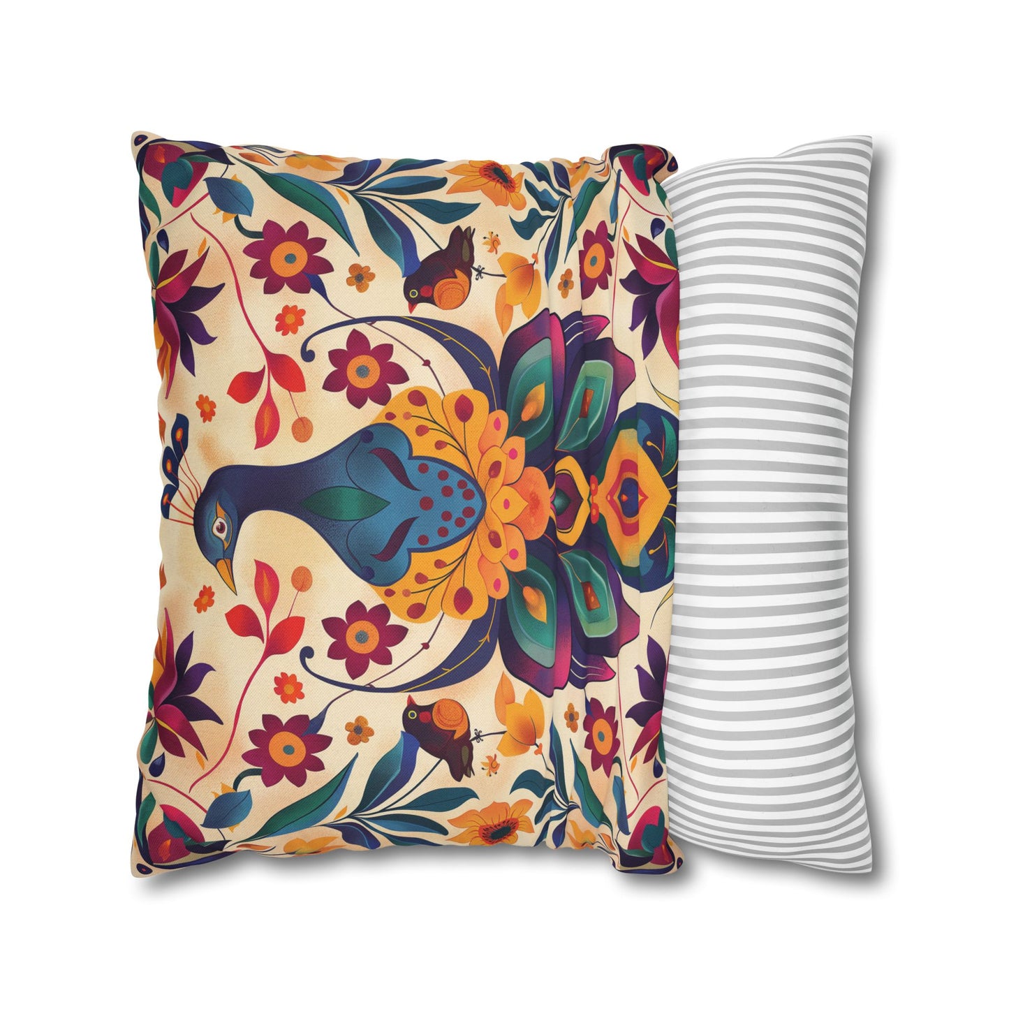 Vibrant Indian Design Pillow / Cushion Covers – Exquisite Home Decor by Sanskriti Arts