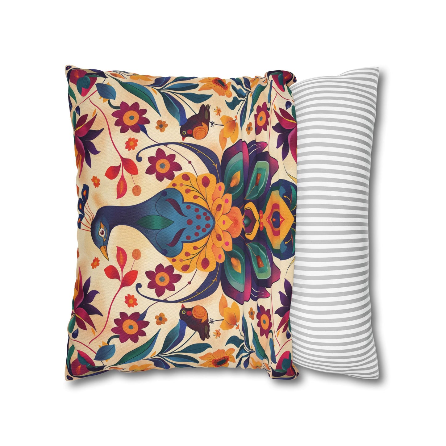 Vibrant Indian Design Pillow / Cushion Covers – Exquisite Home Decor by Sanskriti Arts