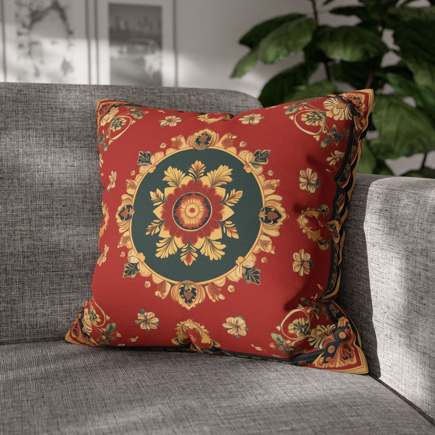 Vibrant Indian Design Pillow / Cushion Covers – Exquisite Home Decor by Sanskriti Arts