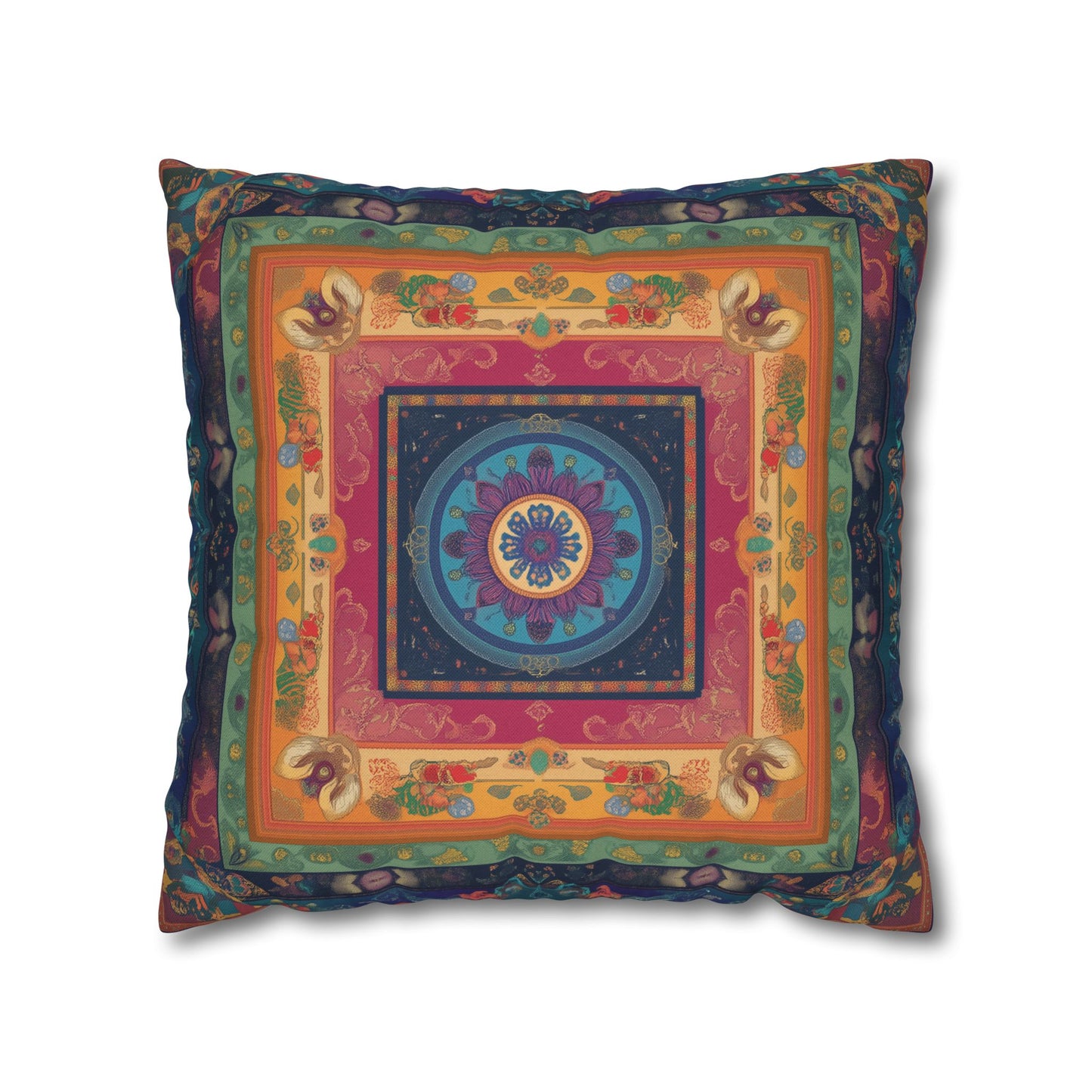 Vibrant Indian Design Pillow / Cushion Covers – Exquisite Home Decor by Sanskriti Arts