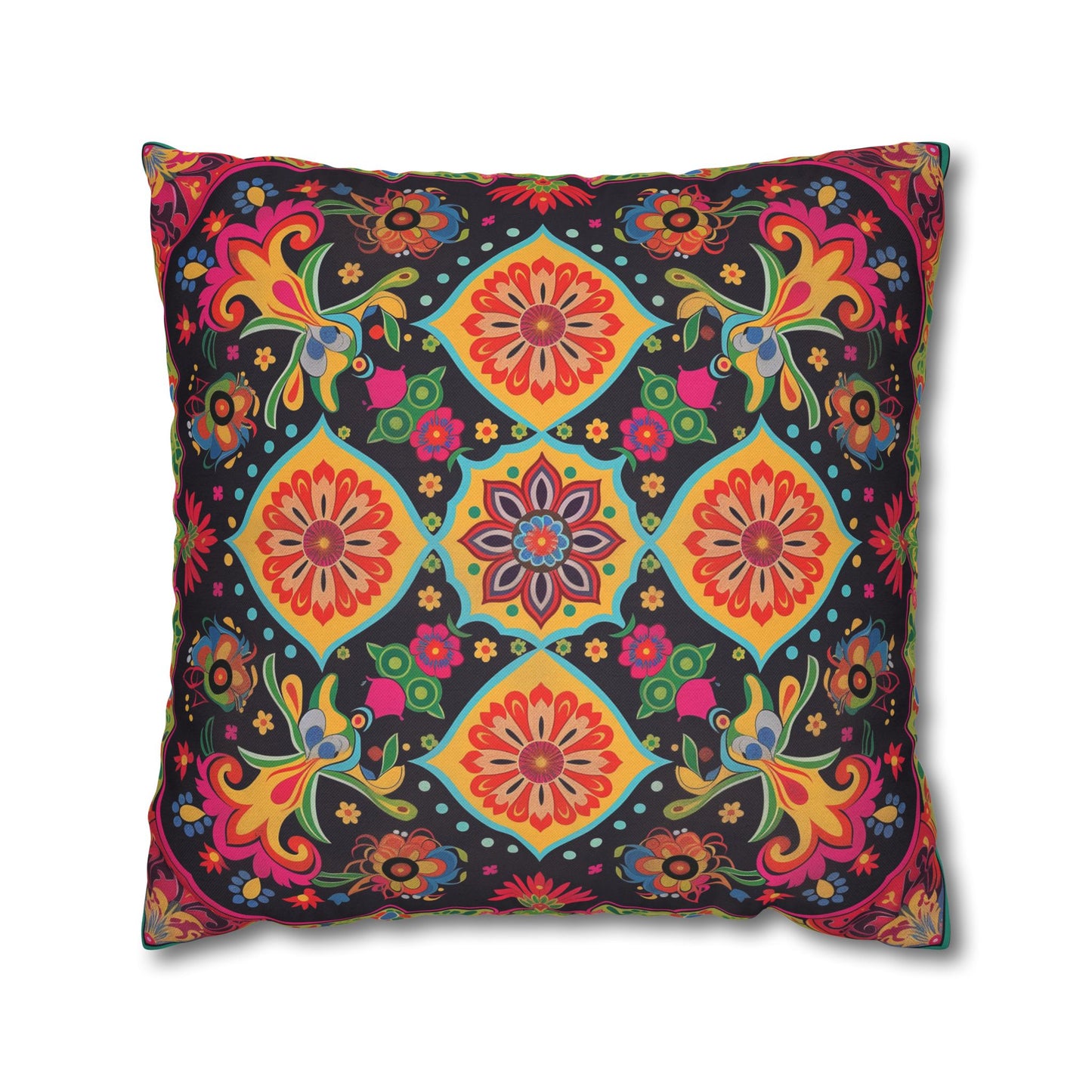 Vibrant Indian Design Pillow / Cushion Covers – Exquisite Home Decor by Sanskriti Arts