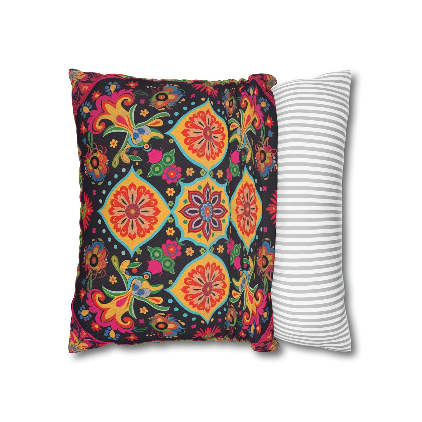 Vibrant Indian Design Pillow / Cushion Covers – Exquisite Home Decor by Sanskriti Arts
