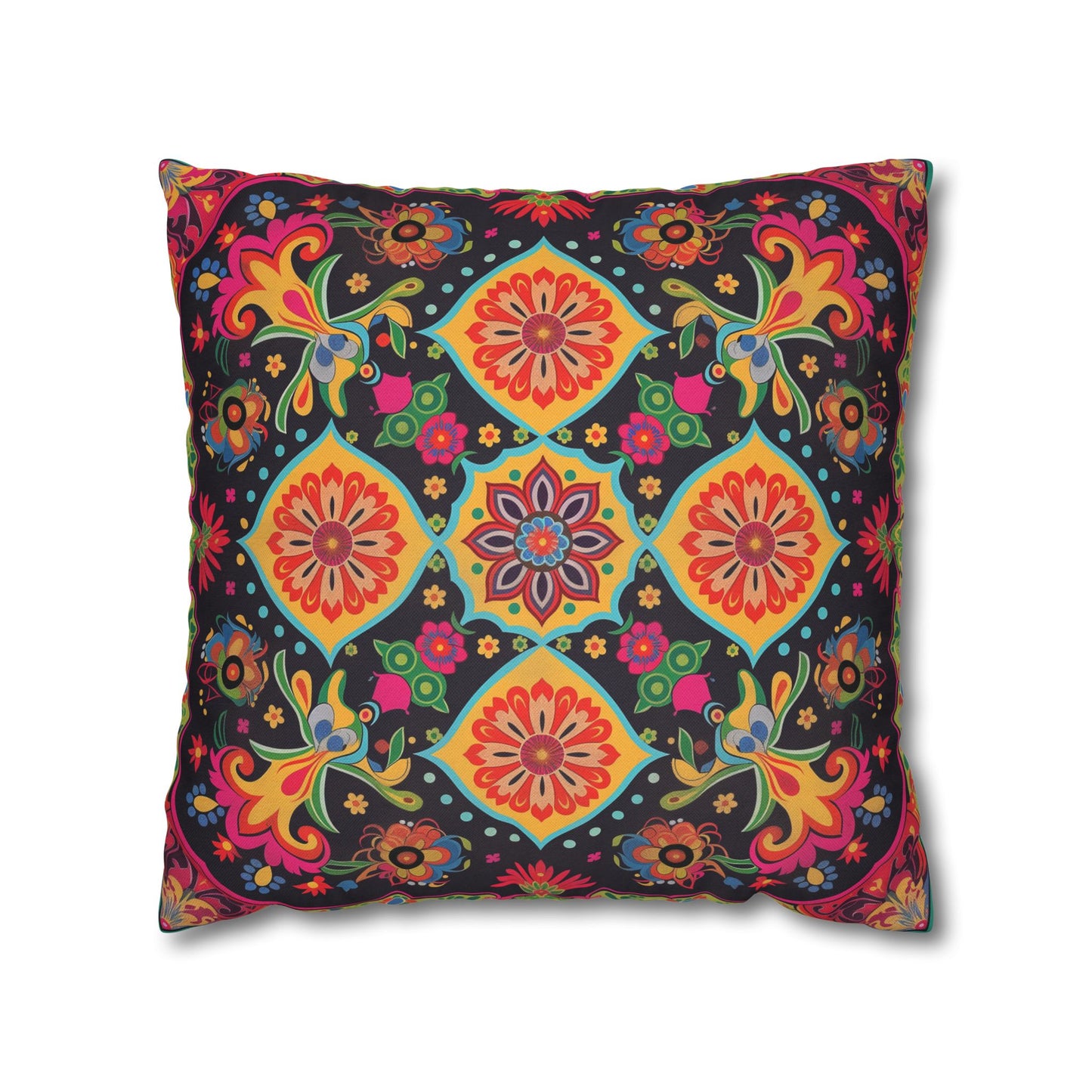 Vibrant Indian Design Pillow / Cushion Covers – Exquisite Home Decor by Sanskriti Arts