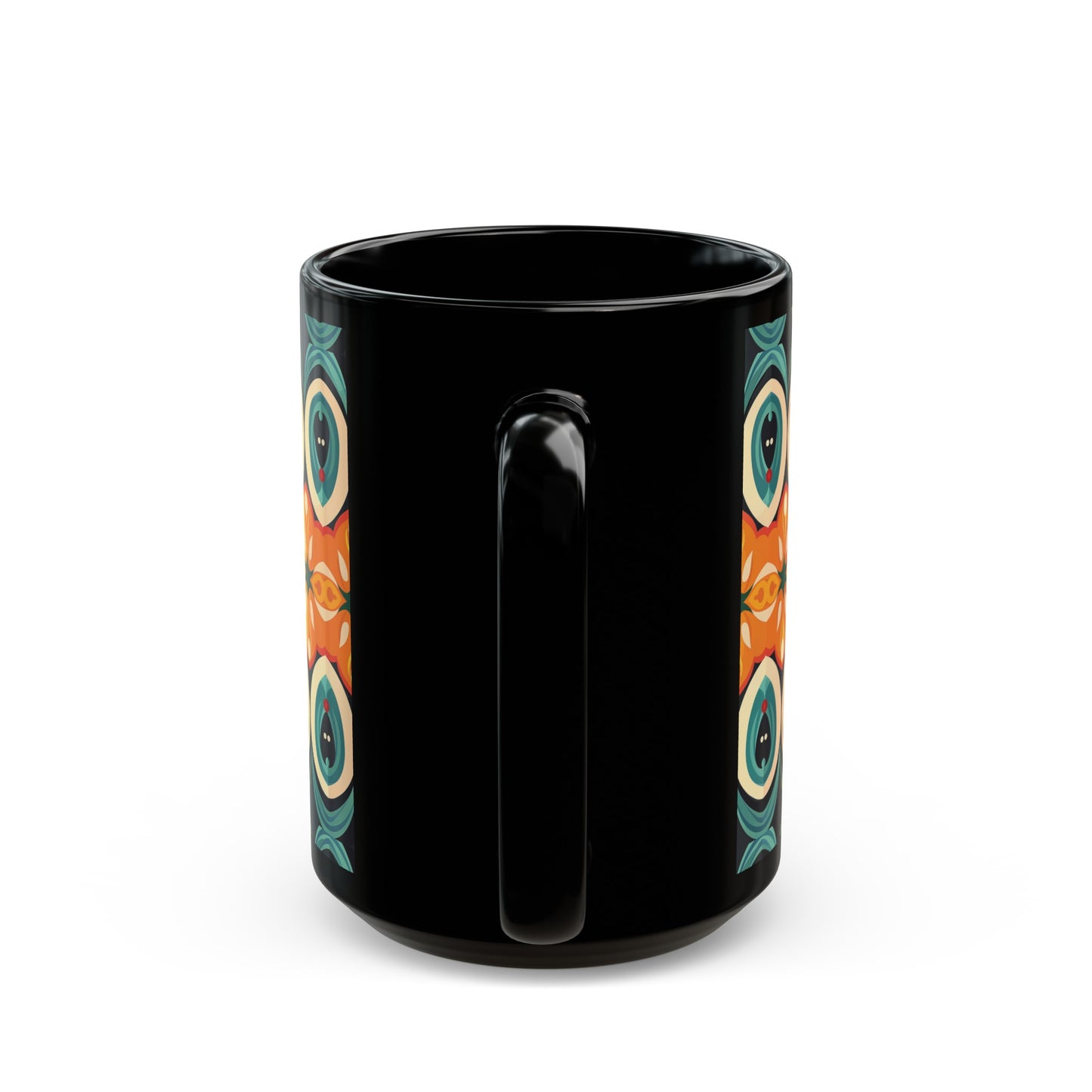 Chai Tea Coffee Black Mug - Vibrant Indian Decor - 11oz or 15 oz - Gift for Festivals, Wedding, Anniversary, Birthdays