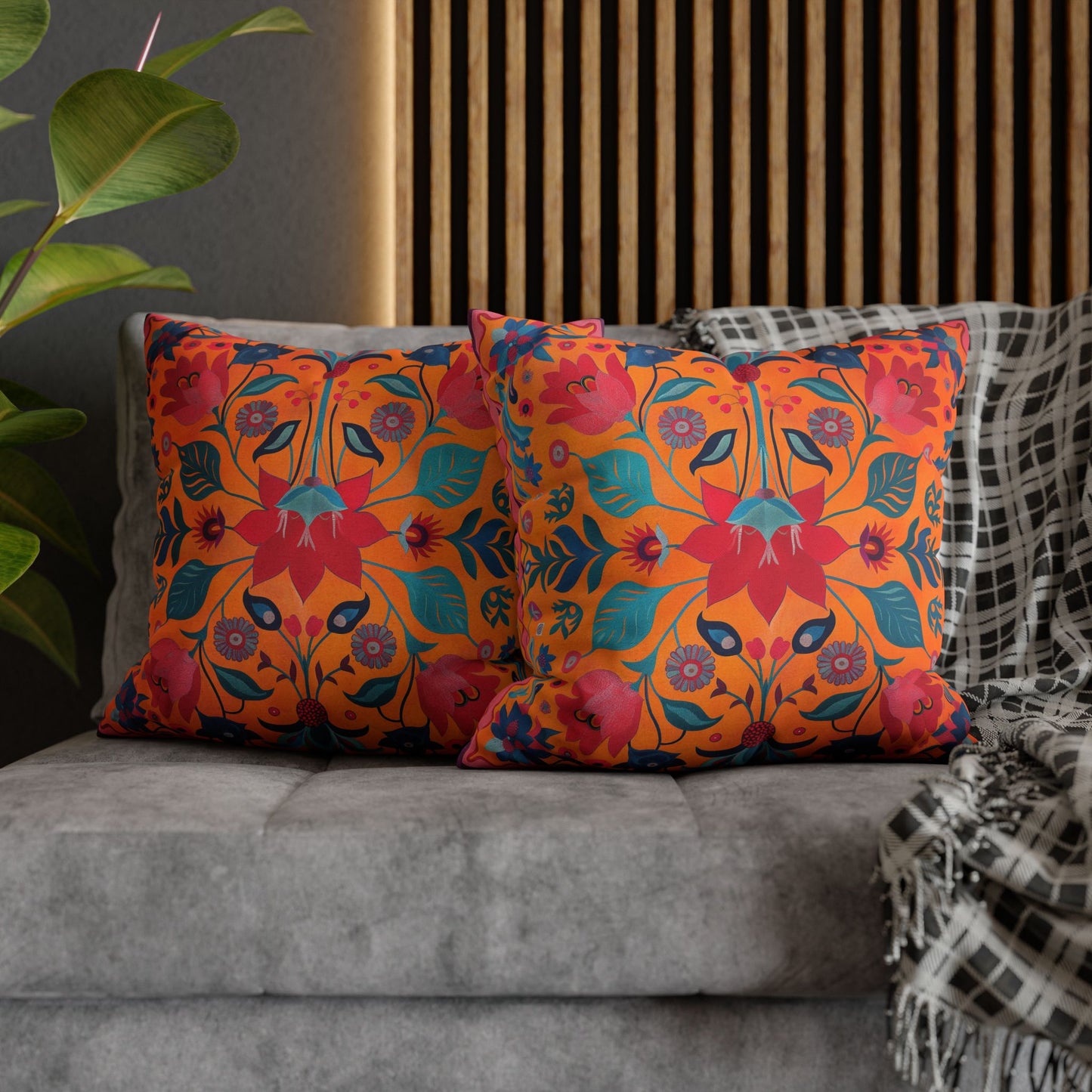 Vibrant Indian Design Pillow / Cushion Covers – Exquisite Home Decor by Sanskriti Arts