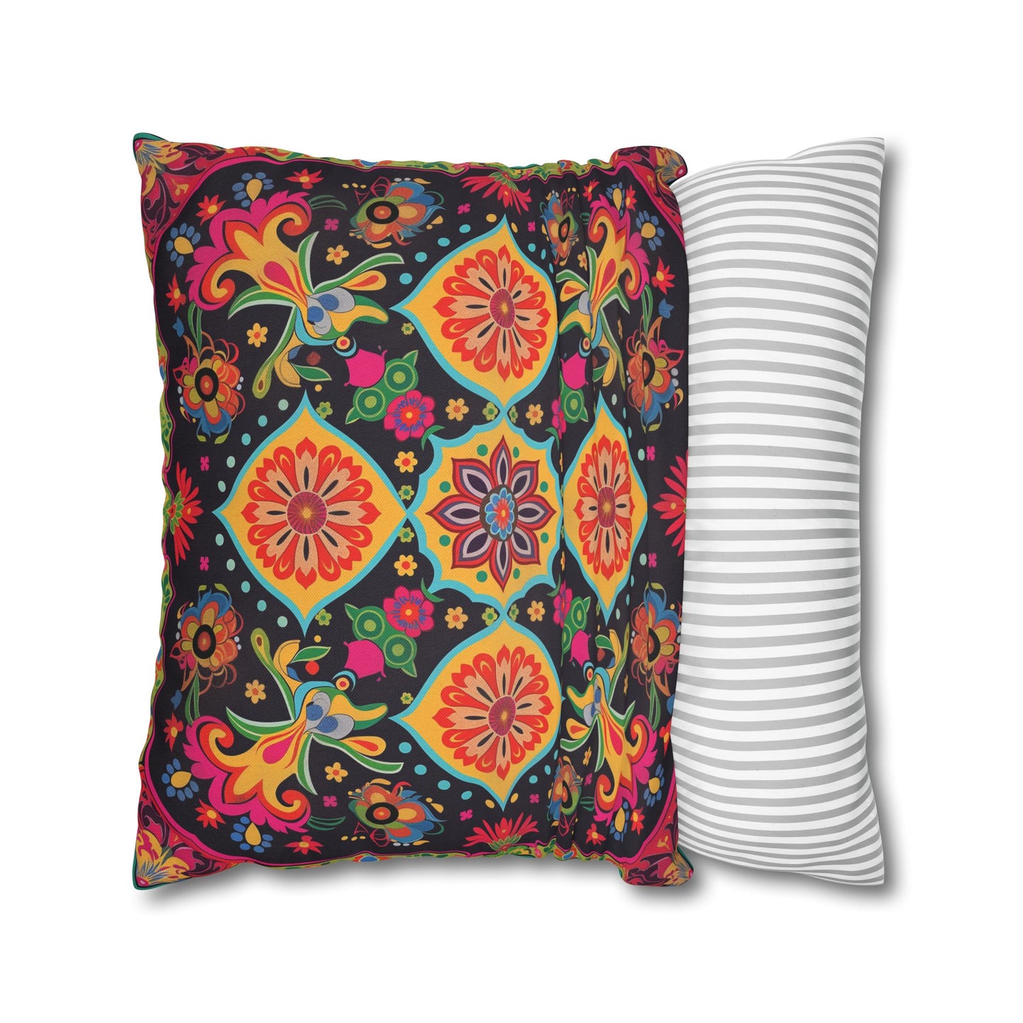 Vibrant Indian Design Pillow / Cushion Covers – Exquisite Home Decor by Sanskriti Arts