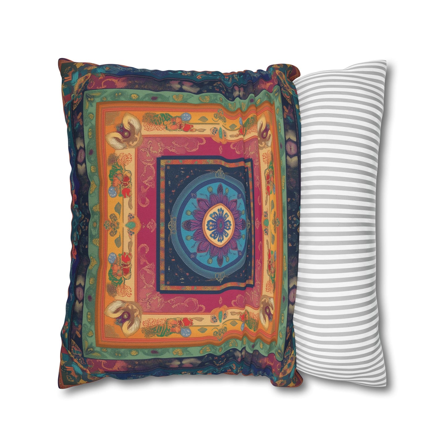 Vibrant Indian Design Pillow / Cushion Covers – Exquisite Home Decor by Sanskriti Arts