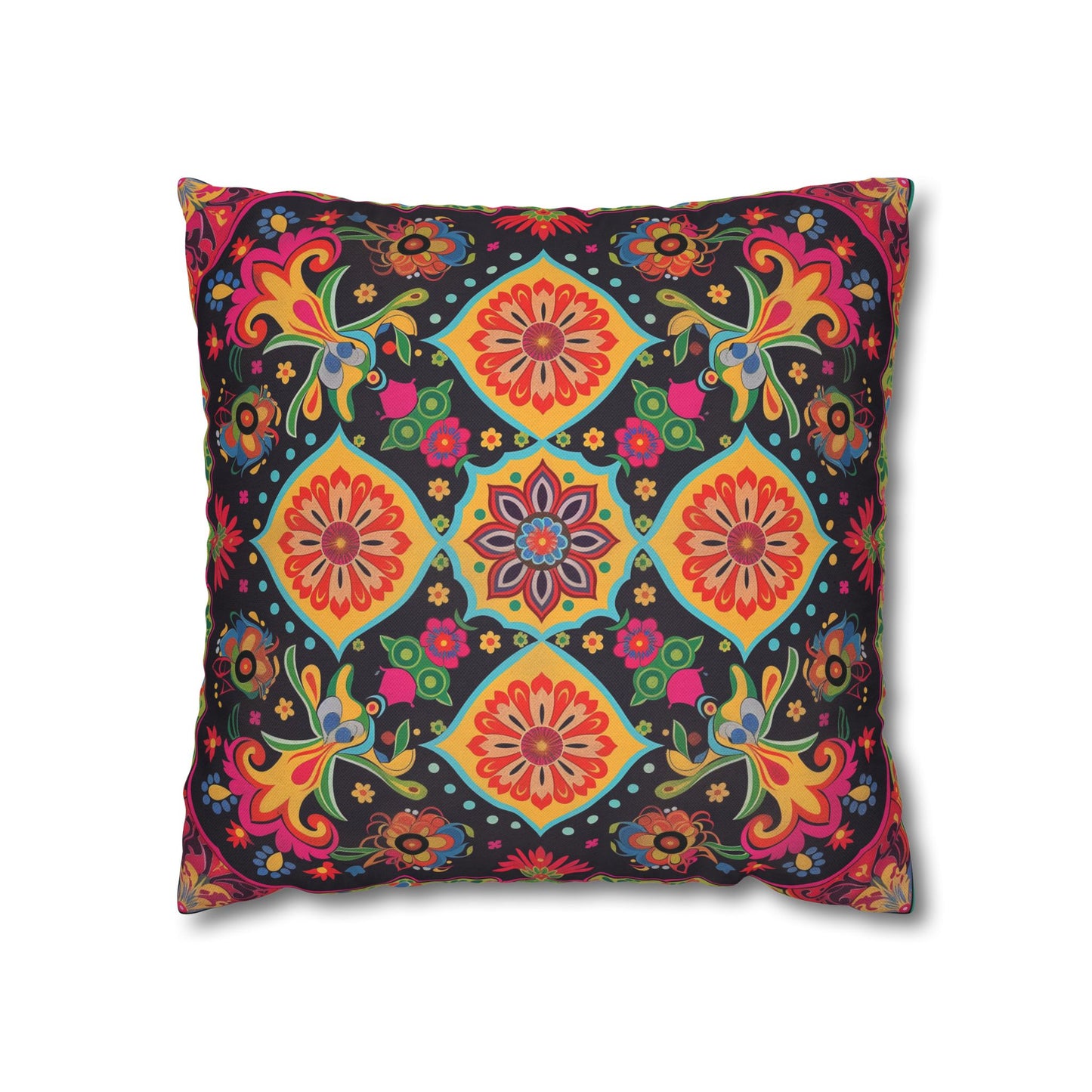 Vibrant Indian Design Pillow / Cushion Covers – Exquisite Home Decor by Sanskriti Arts