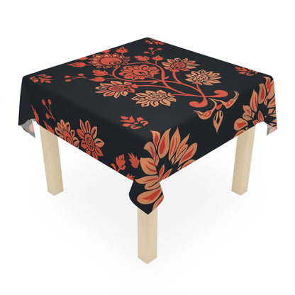 Breakfast Table Cover Indian Design | Square 55.1 by 55.1 inches | Sanskrit Arts