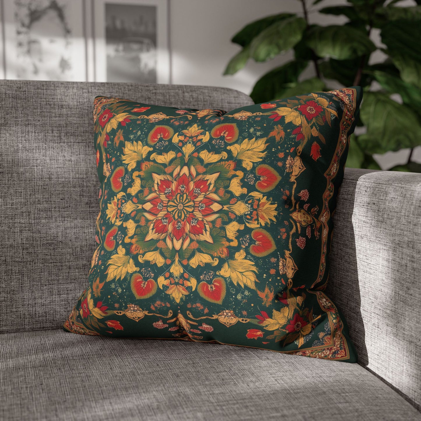 Vibrant Indian Design Pillow / Cushion Covers – Exquisite Home Decor by Sanskriti Arts