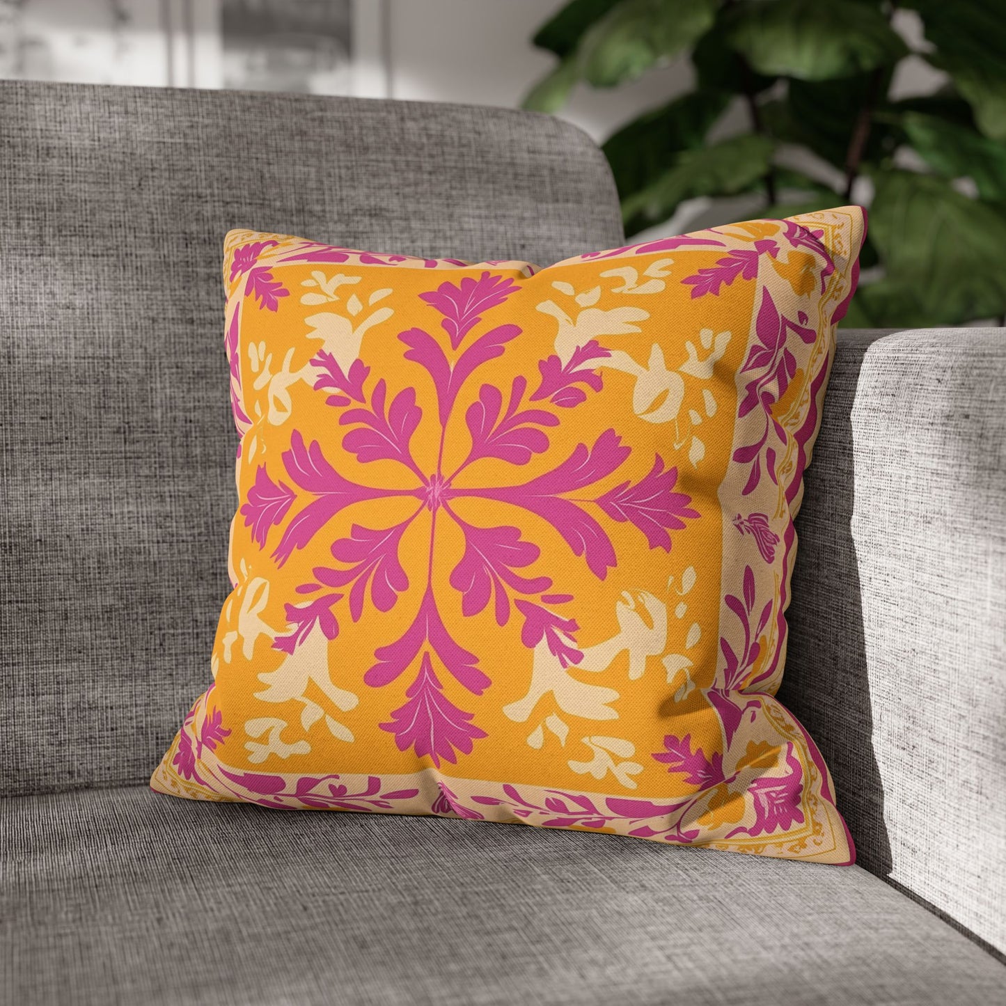 Vibrant Indian Design Pillow / Cushion Covers – Exquisite Home Decor by Sanskriti Arts