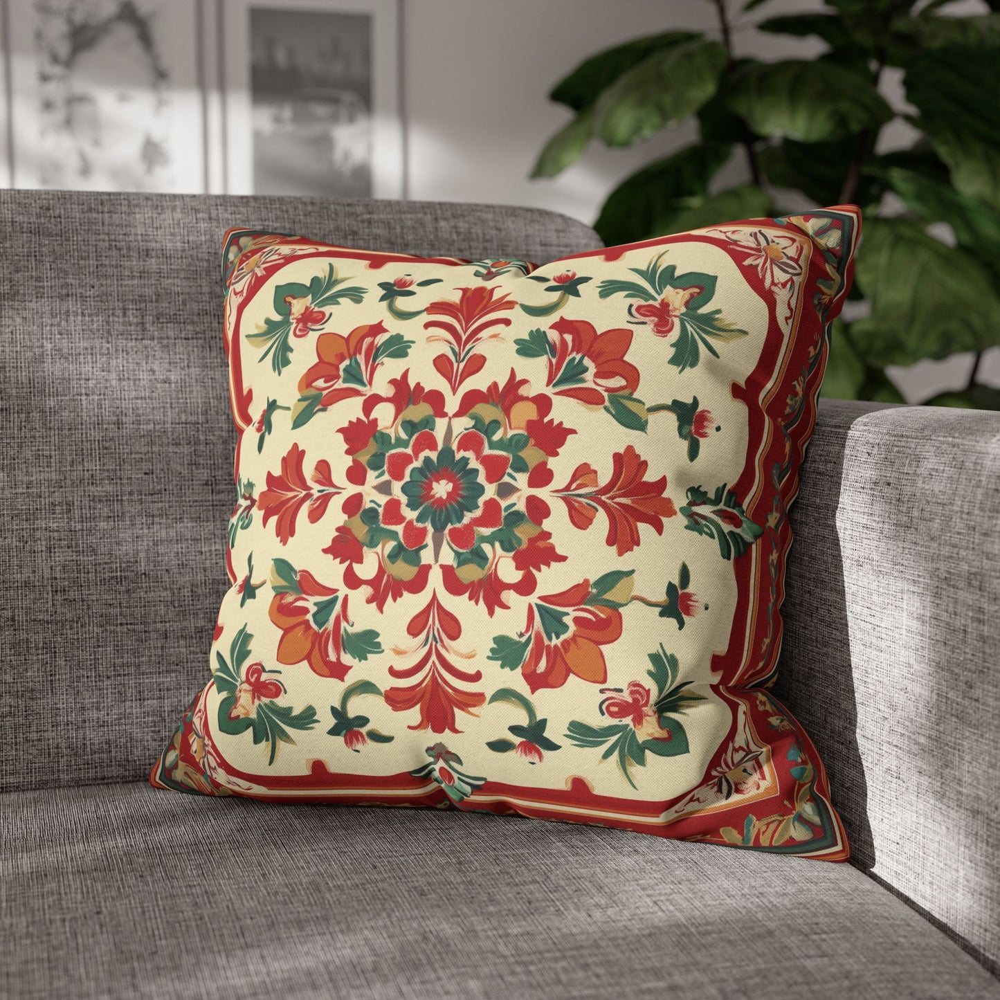 Vibrant Indian Design Pillow / Cushion Covers – Exquisite Home Decor by Sanskriti Arts