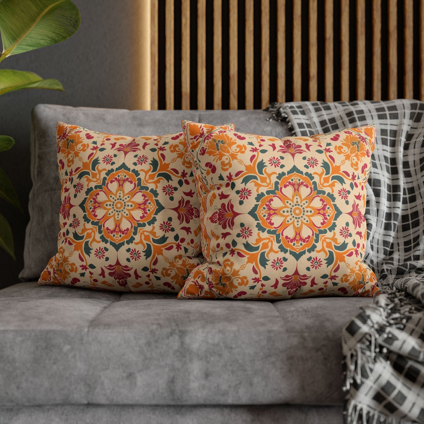 Vibrant Indian Design Pillow / Cushion Covers – Exquisite Home Decor by Sanskriti Arts