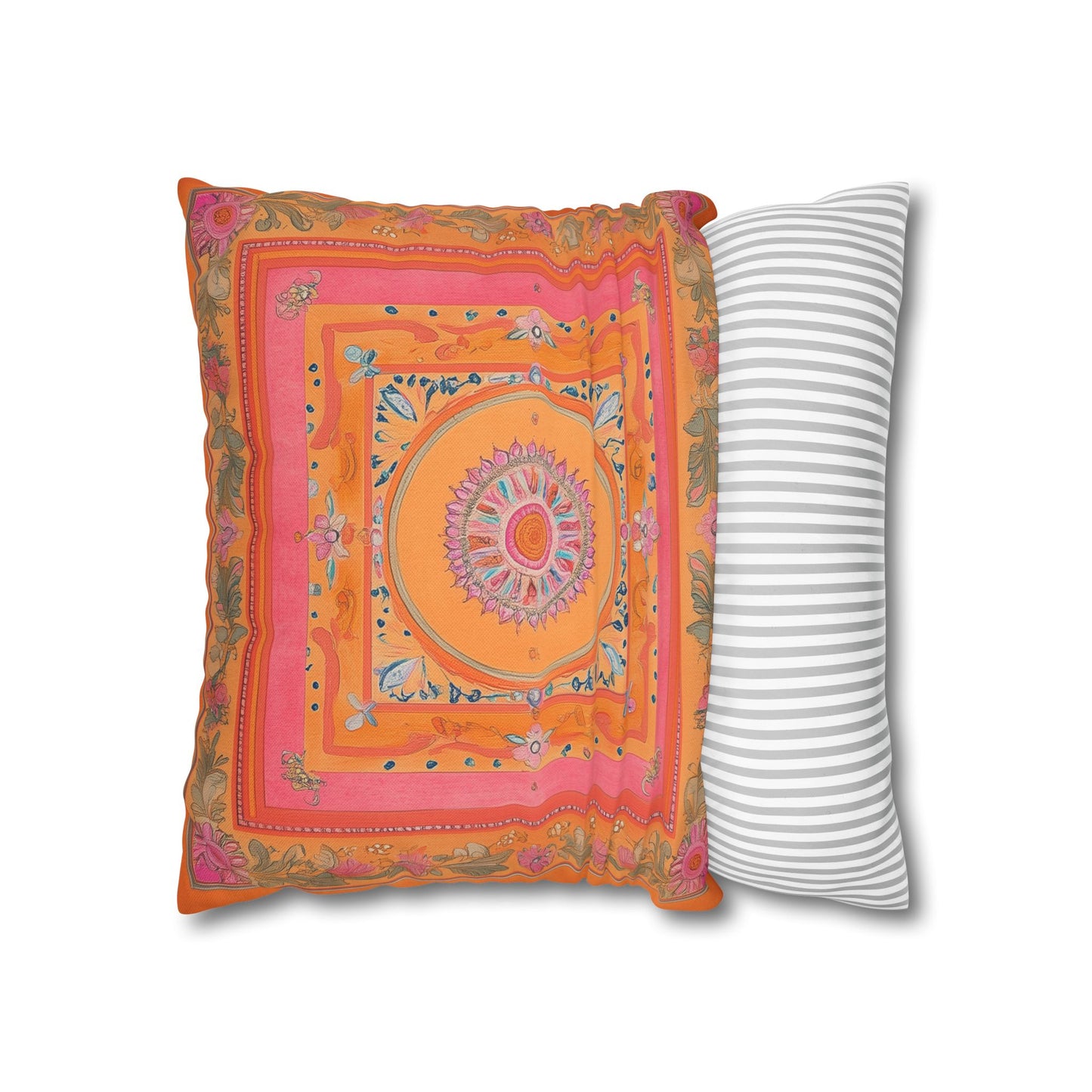 Vibrant Indian Design Pillow / Cushion Covers – Exquisite Home Decor by Sanskriti Arts