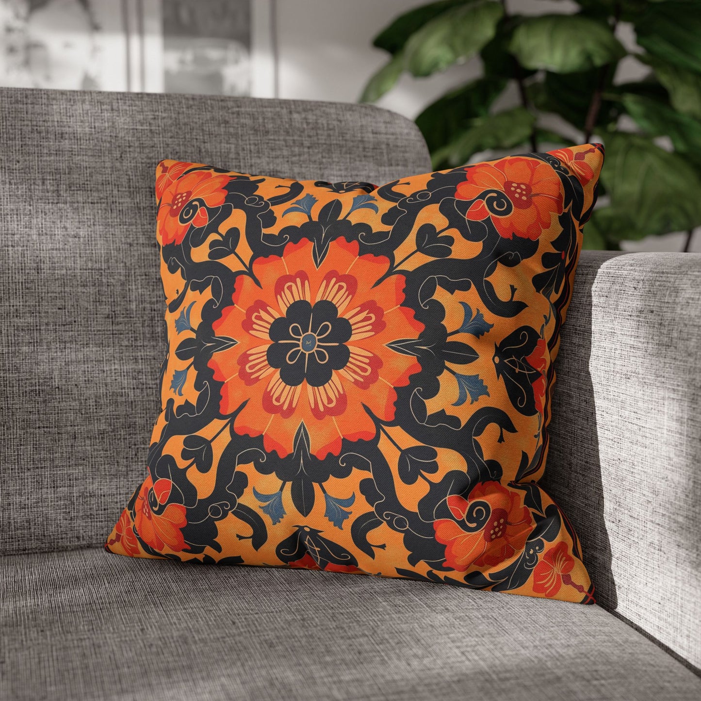 Vibrant Indian Design Pillow / Cushion Covers – Exquisite Home Decor by Sanskriti Arts