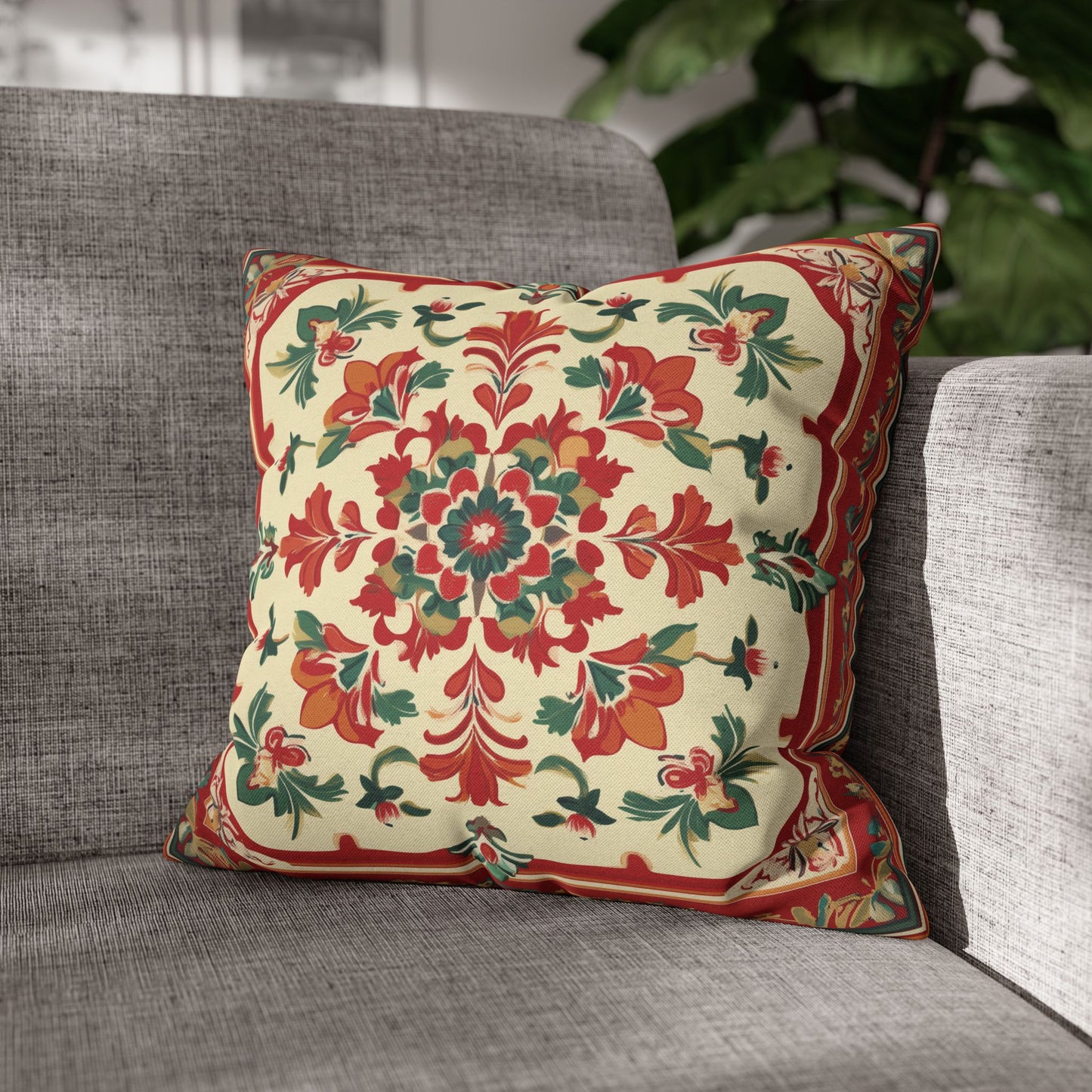 Vibrant Indian Design Pillow / Cushion Covers – Exquisite Home Decor by Sanskriti Arts
