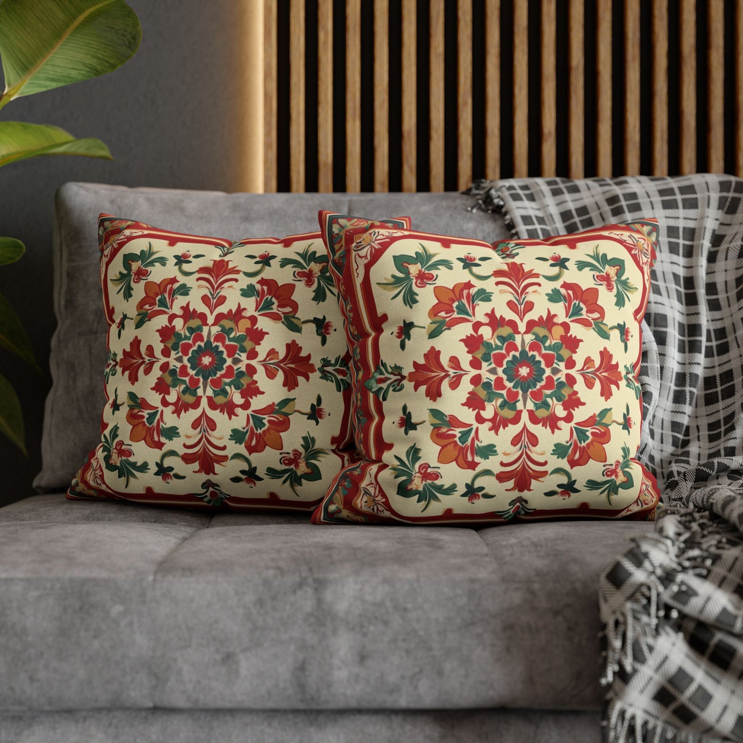 Vibrant Indian Design Pillow / Cushion Covers – Exquisite Home Decor by Sanskriti Arts