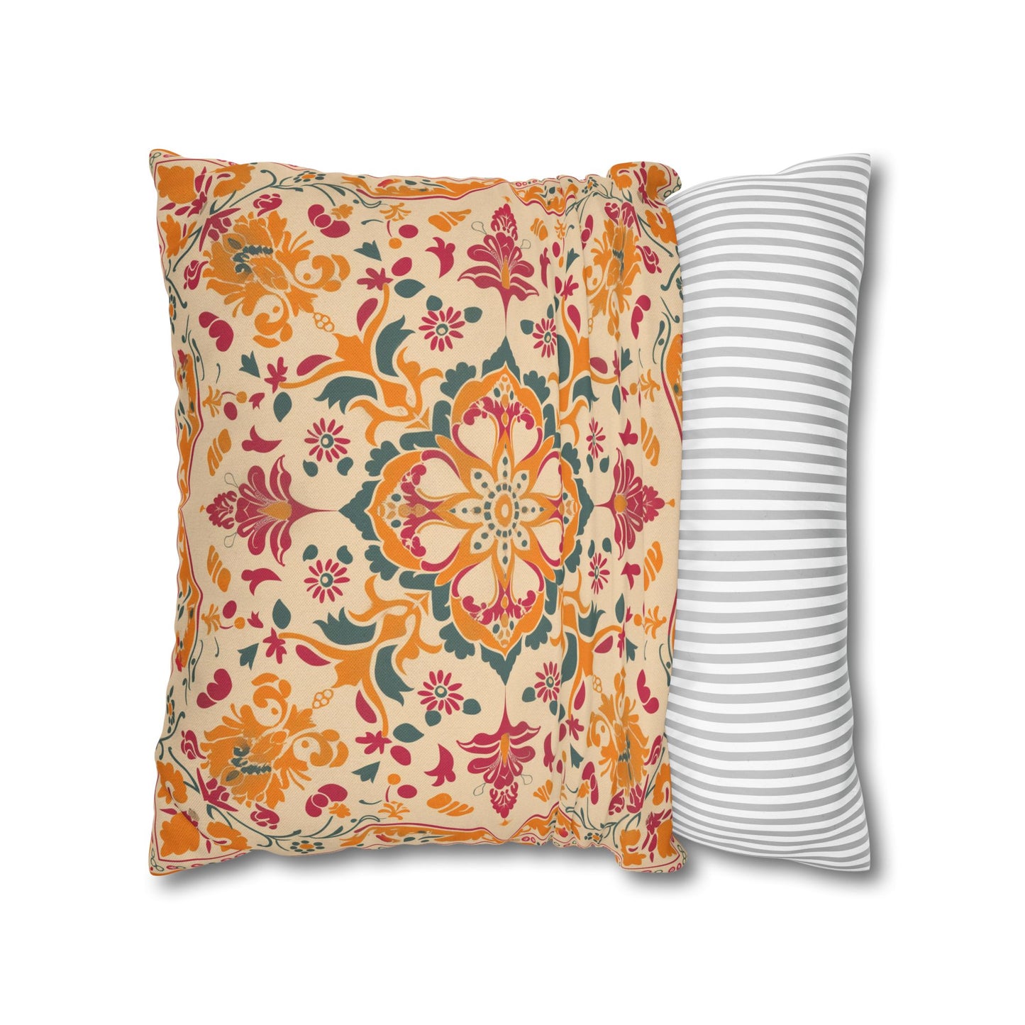 Vibrant Indian Design Pillow / Cushion Covers – Exquisite Home Decor by Sanskriti Arts