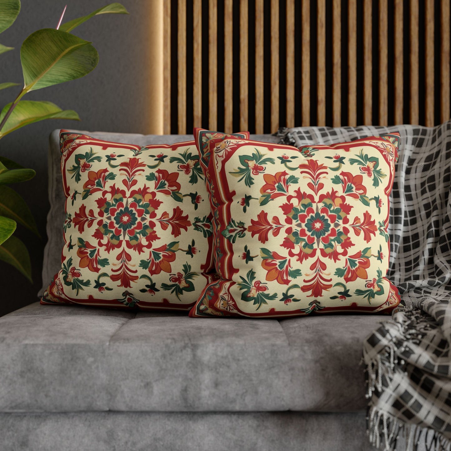 Vibrant Indian Design Pillow / Cushion Covers – Exquisite Home Decor by Sanskriti Arts
