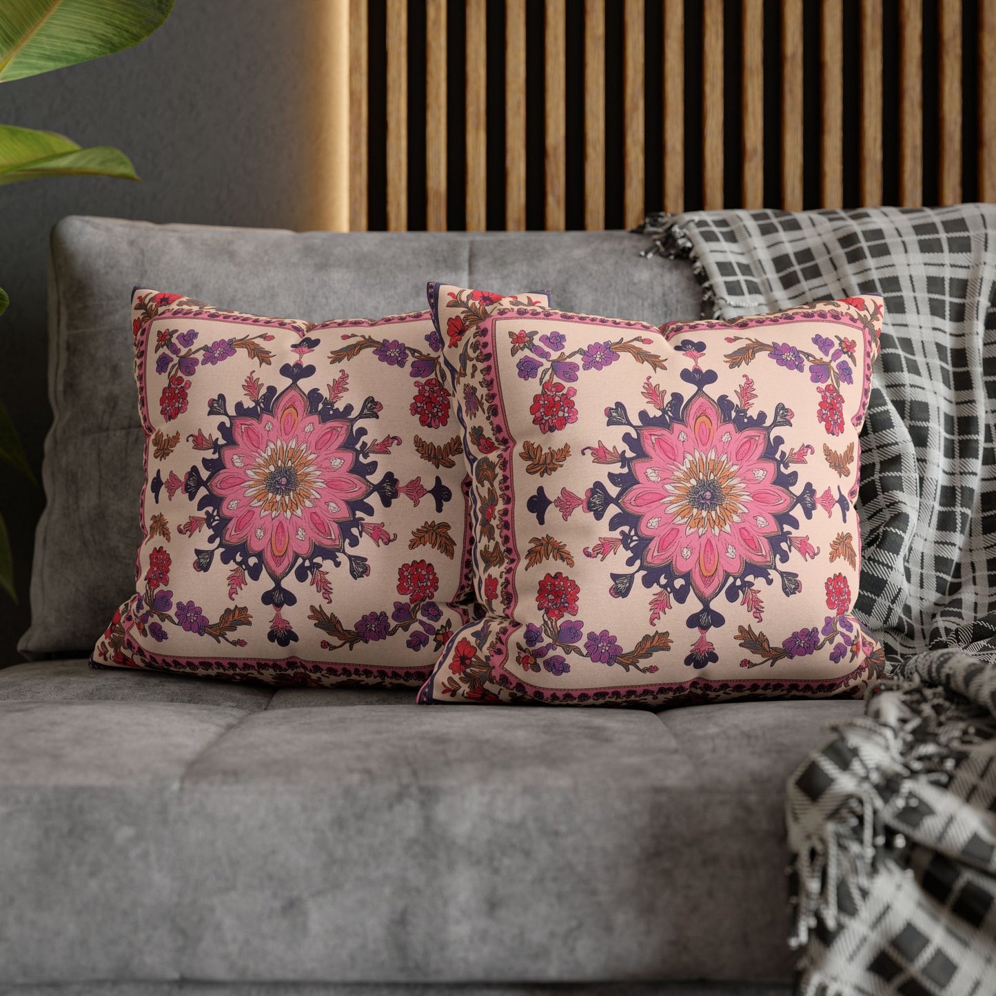 Vibrant Indian Design Pillow / Cushion Covers – Exquisite Home Decor by Sanskriti Arts