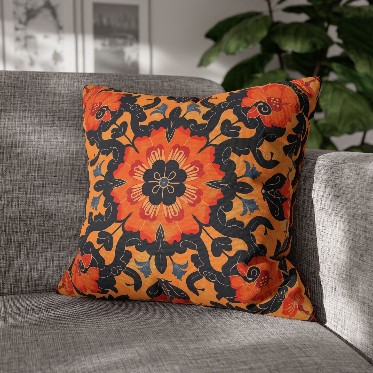 Vibrant Indian Design Pillow / Cushion Covers – Exquisite Home Decor by Sanskriti Arts