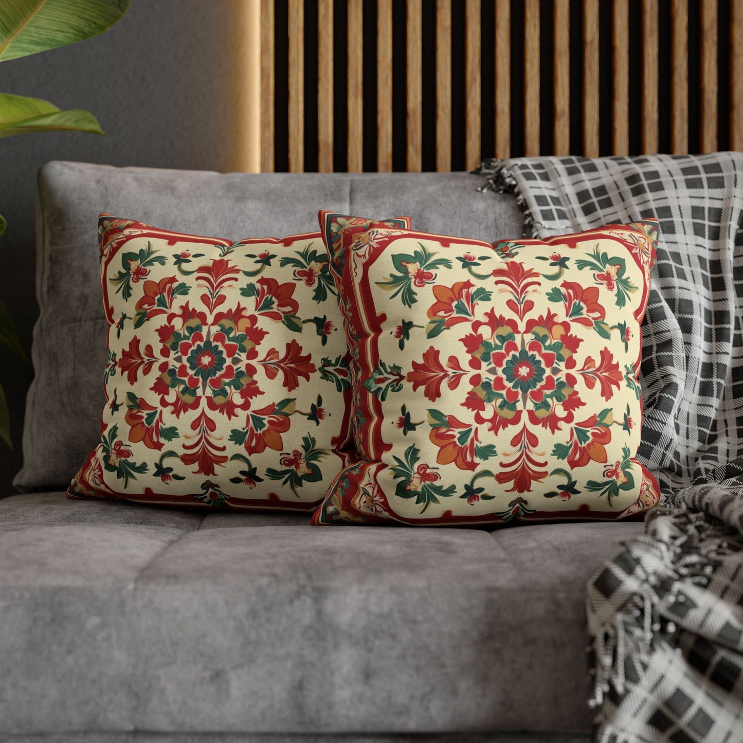 Vibrant Indian Design Pillow / Cushion Covers – Exquisite Home Decor by Sanskriti Arts